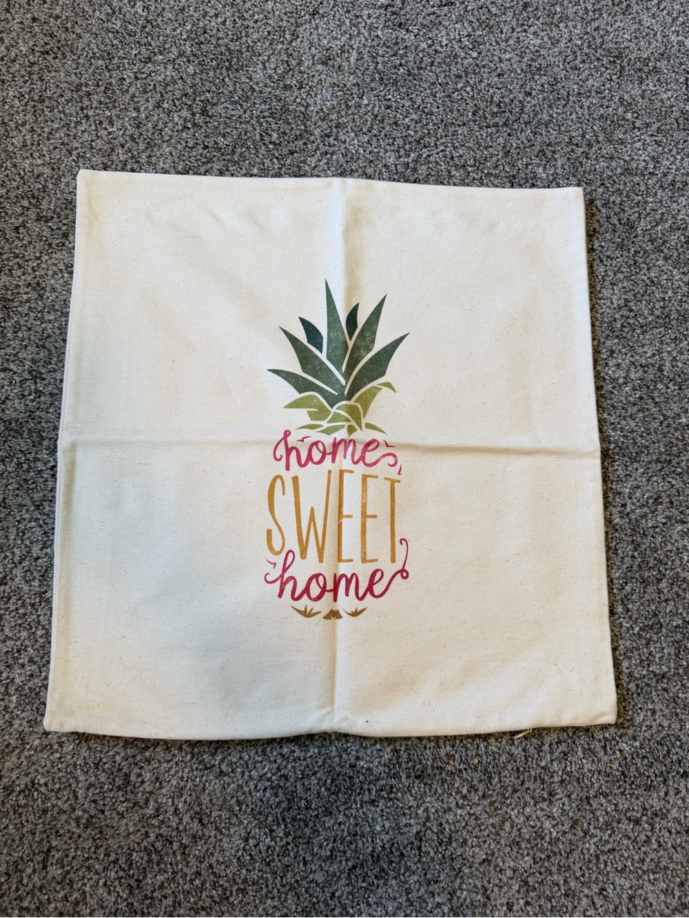 Thirty-One Signature Canvas Pillow Cover